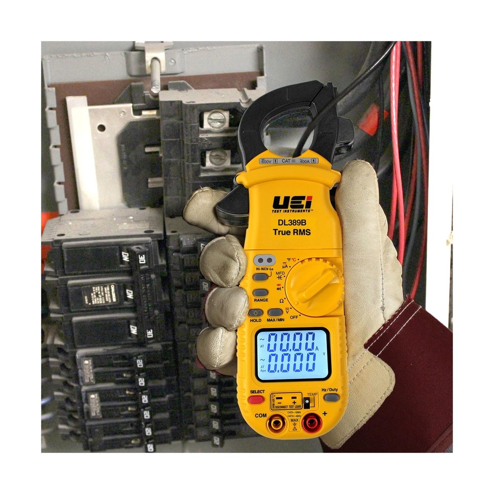 UEi Test Instruments DL389B True RMS Dual Display Clamp Meter