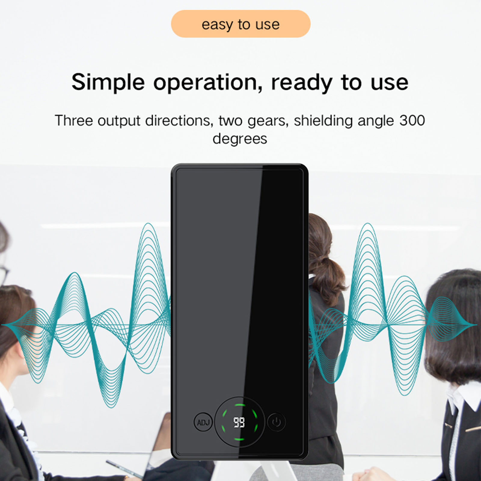 LY1 Voice Recording Blocker Silent Ultrasonic Interference Recording