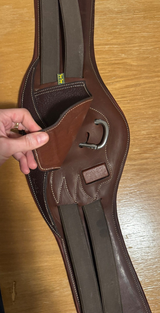Devoucoux Anatomical Leather Girth - Brown - 80 CM - 32" - MINT!