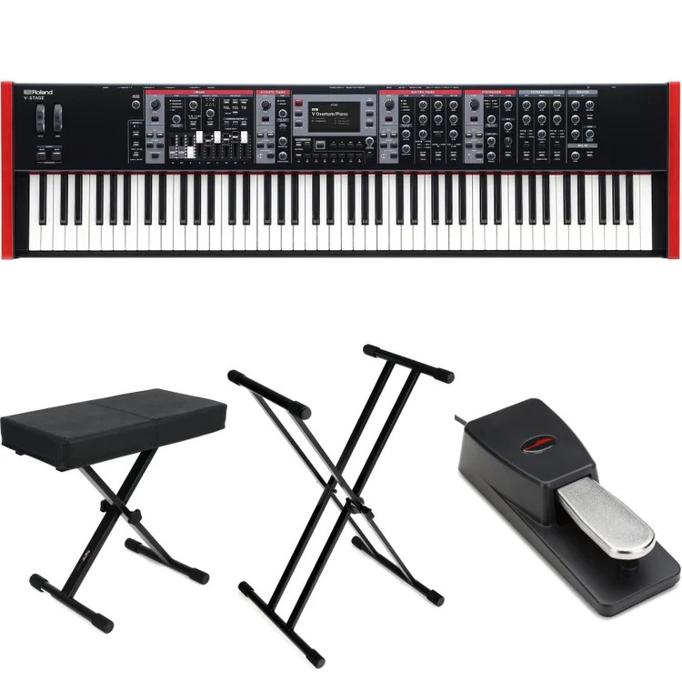 Roland V-Stage88 Stage Piano Essentials Bundle