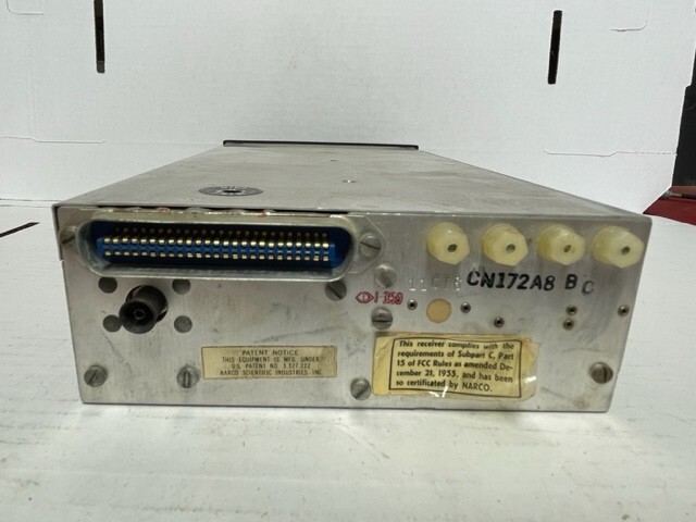 Narco Mark 16 Nav/ Comm, no Tray, Untested, Knobs Work, Vintage
