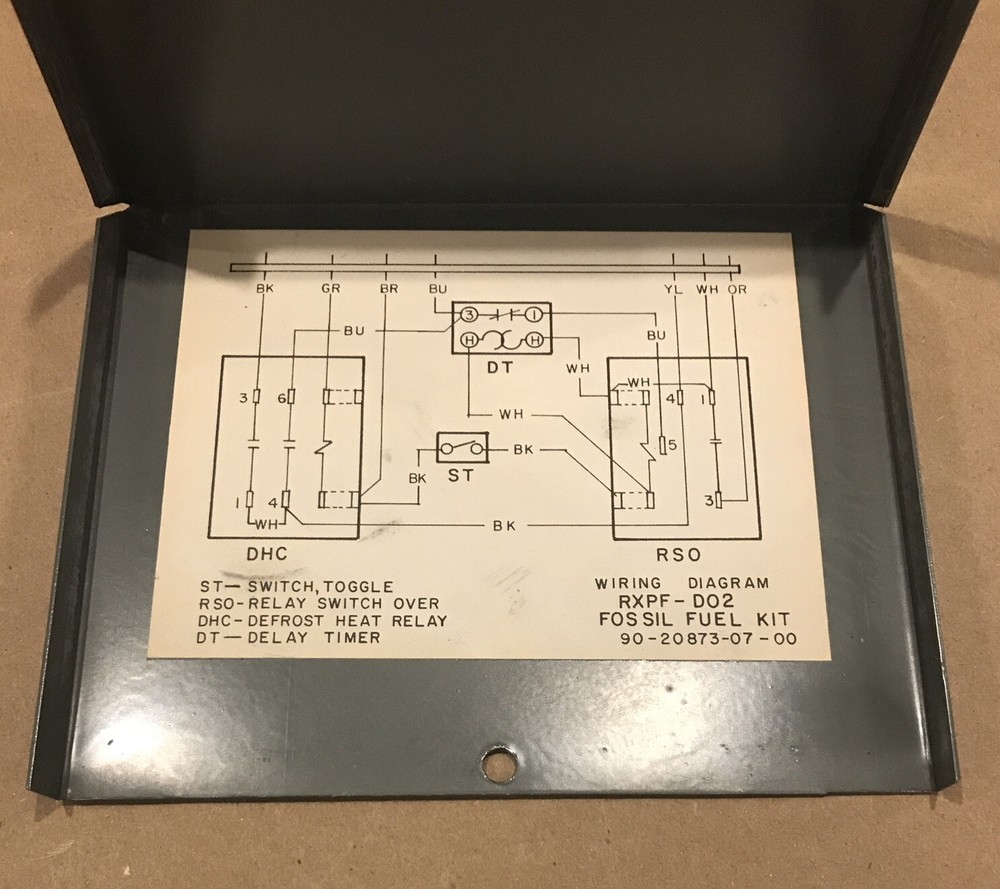 Fossil Fuel Kit RXPF-D02 Heat Pump - Switch, Relay, Delay Timer