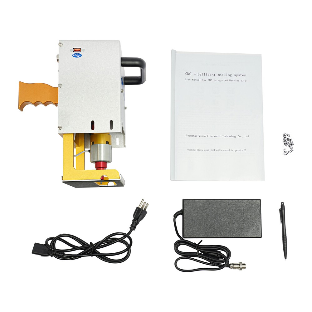 Handheld Dot Peen Marking Machine Electric Marking Machine 90*30mm, Touch Screen