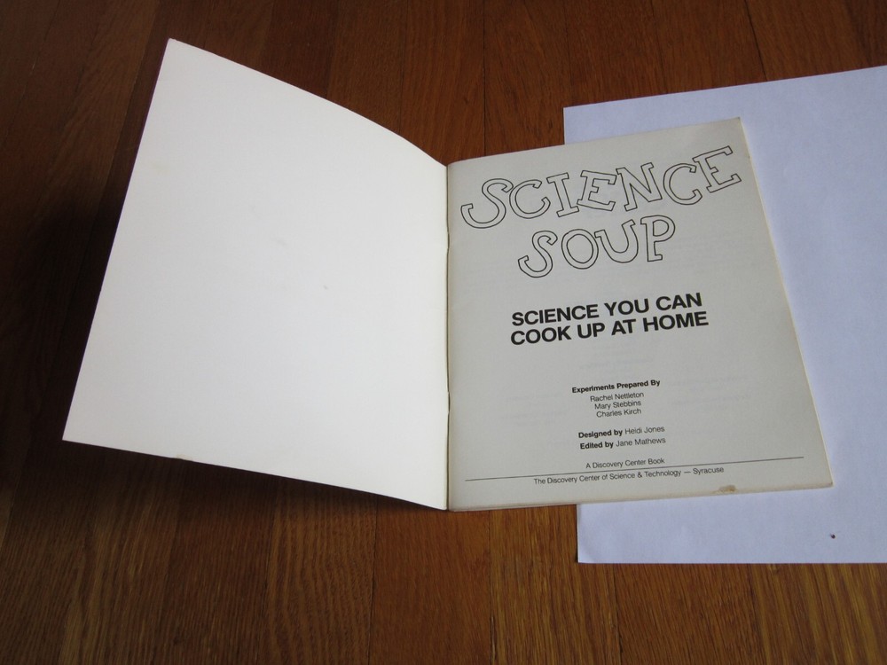 Kids Science Experiments Discovery Center Syracuse NY 1987 Vtg
