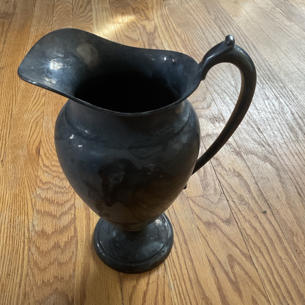 Vintage Crescent Silver Mfg Co SPNS Silverplate Pitcher