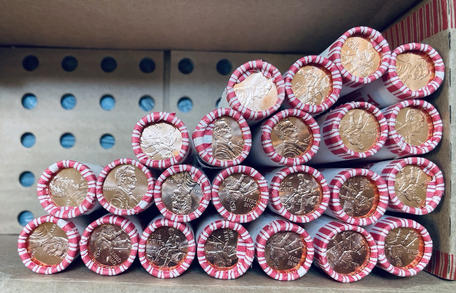 US 2009-D LINCOLN CENT  FORMATIVE YEARS BANK WRAPPED BRILLIANT UNC 2 ROLLS