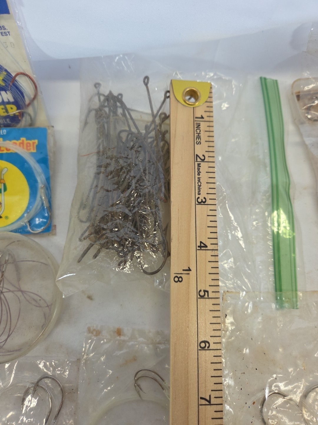 Large Lot Of Misc Fishing Hooks Tackle Trout Salmon Bass New And Used