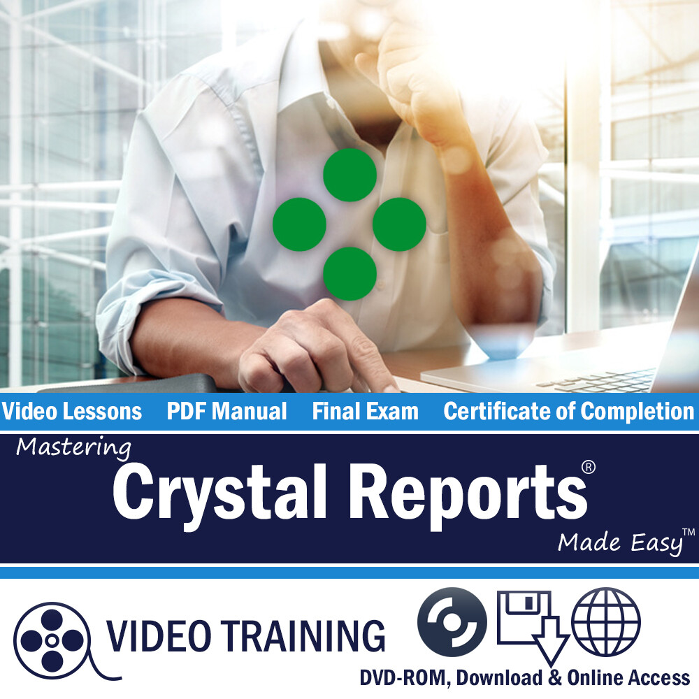 Learn CRYSTAL REPORTS 2013 & 2011 Training Tutorial DVD & Digital Course 8 Hours