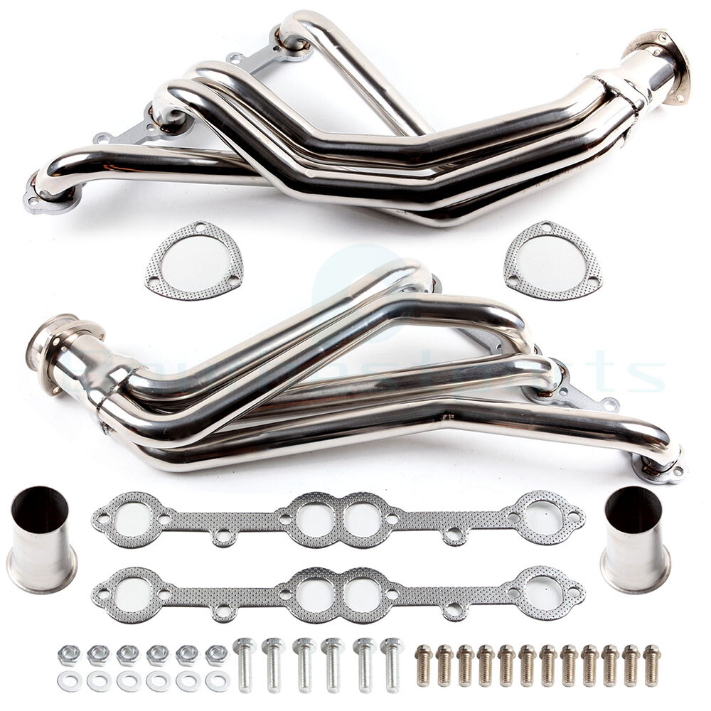 FOR 84-91 GMT C/K 5.0/5.7 STAINLESS RACING MANIFOLD LONG TUBE HEADER/EXHAUST SBC