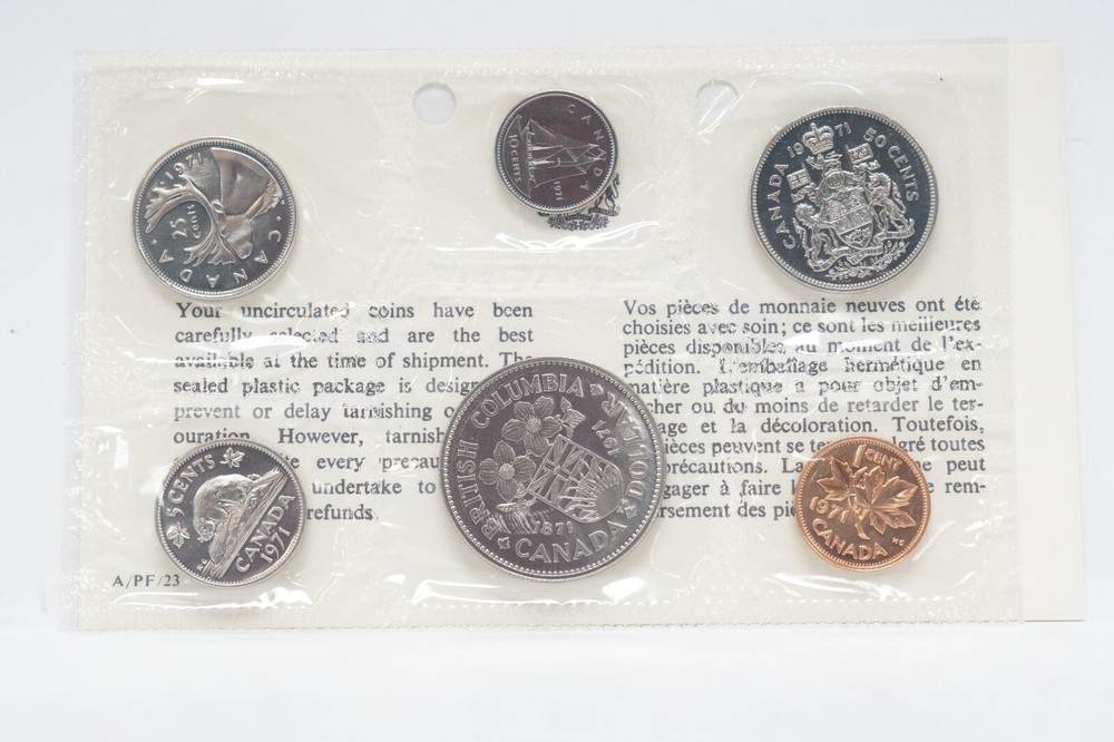1971 Canadian Coin Set (otb1122)
