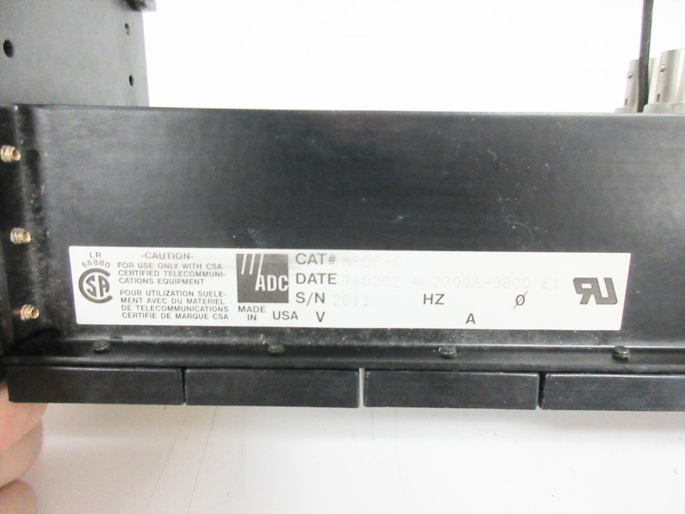 ADC MPOP-C 4-27006-0800 E1 PATCH BAY INTERCONNECT WITH 3 MODULES
