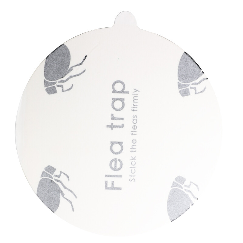 Lots Disposable Flea Trap Sticker Sticky Flea Bugs Trap Refill Flea Glue Discs