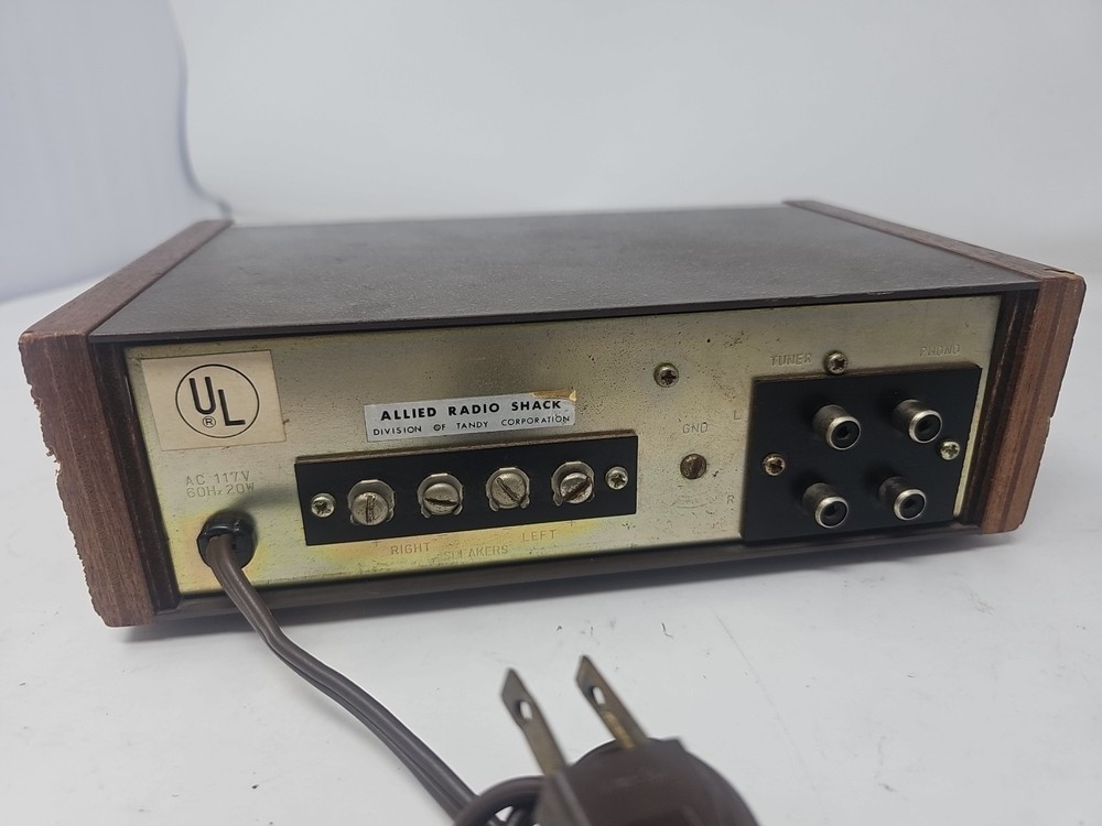 Vintage Realistic SA-100B Solid State Stereo Amplifier Used & Working