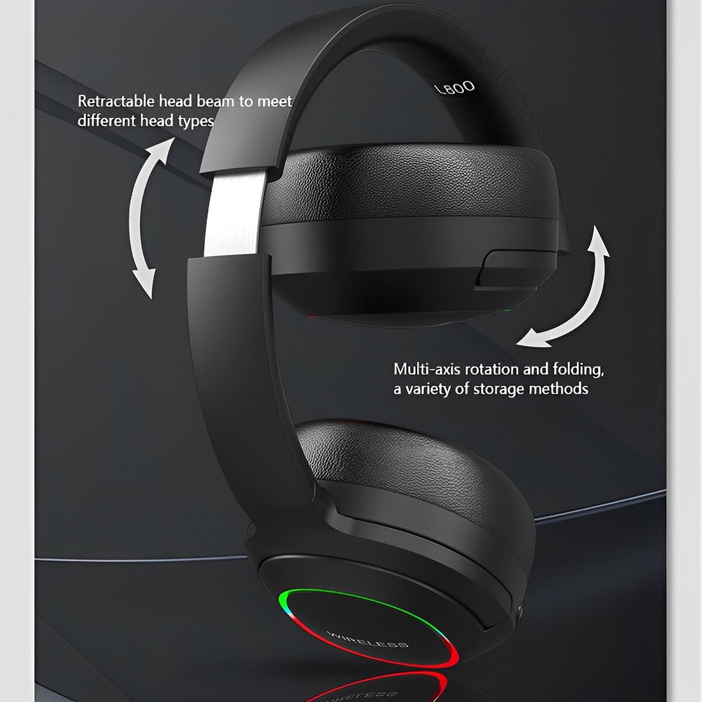 Wireless Bluetooth Headphones with Microphone Black For Galaxy S20 Plus Ultra FE