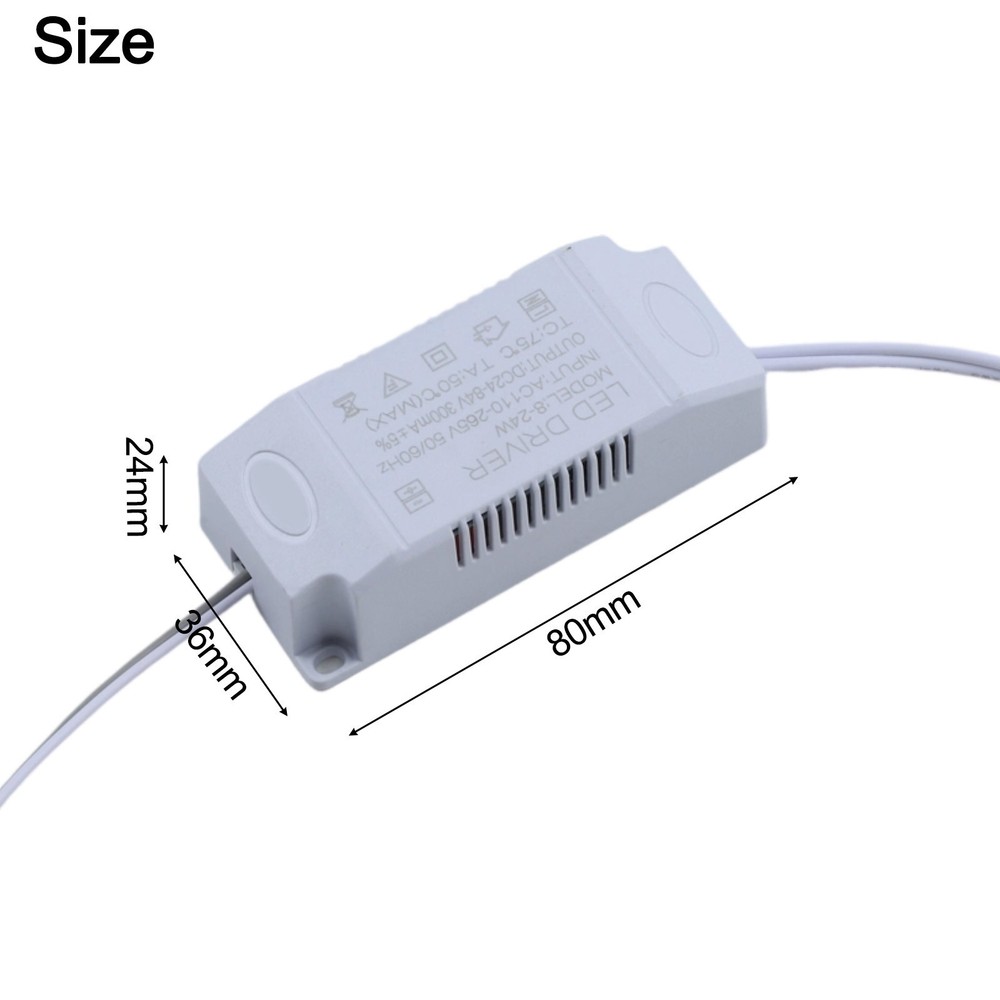 Safety Regulations Ceiling Light LED Driver Electronic Transformer 8-24W