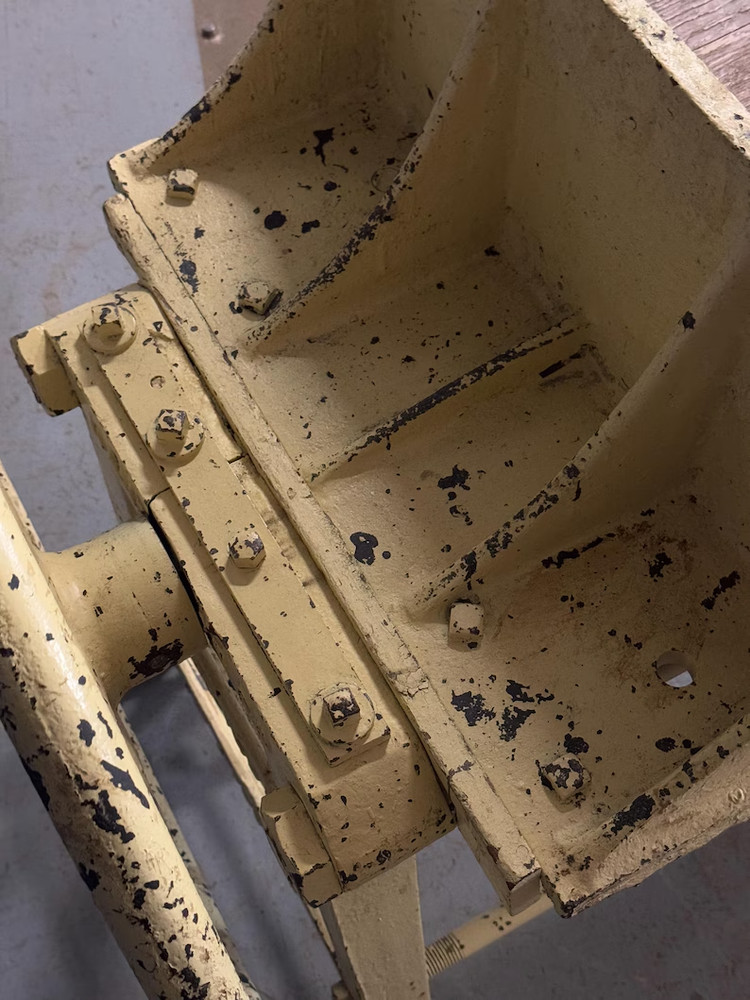 Antique Industrial Clamp Table