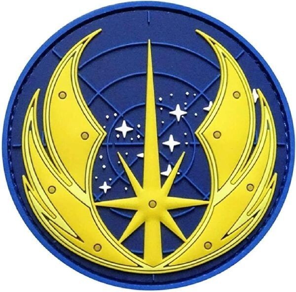 Jedi Order PVC Rubber MORALE PATCH | 2PC Hook Backing 3D PVC 3"X3"