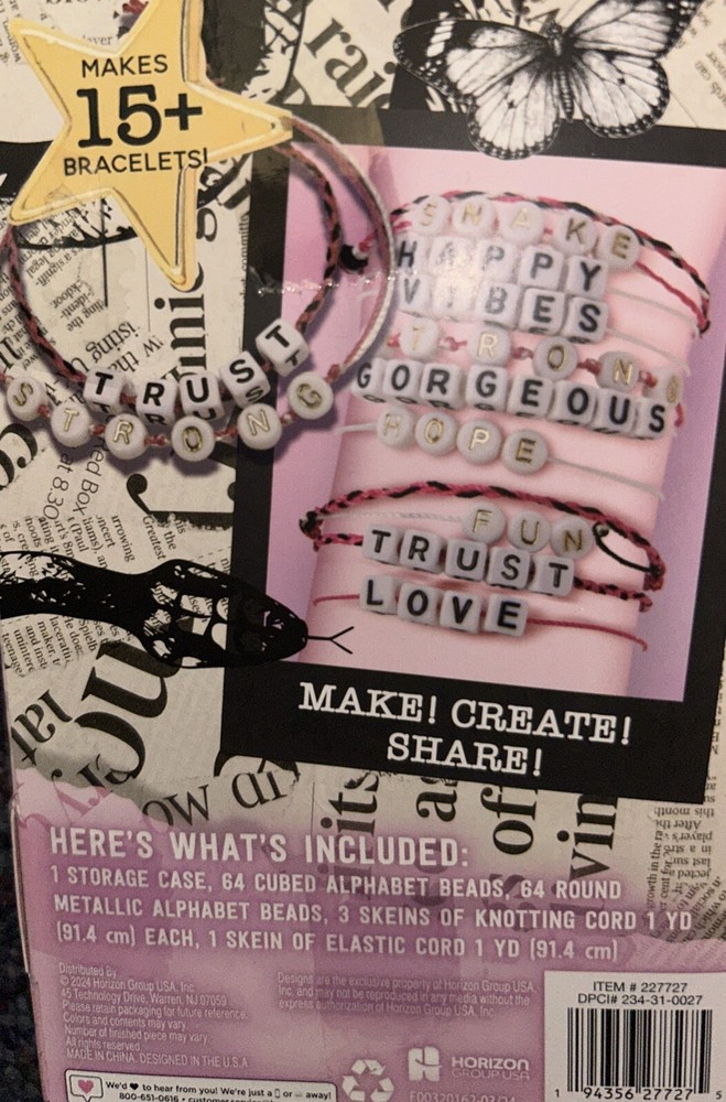 FRIENDSHIP BRACELETS KIT MAKES 15+ NIB