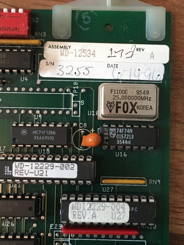 Aircraft Model: WD12534 Servo Control Board