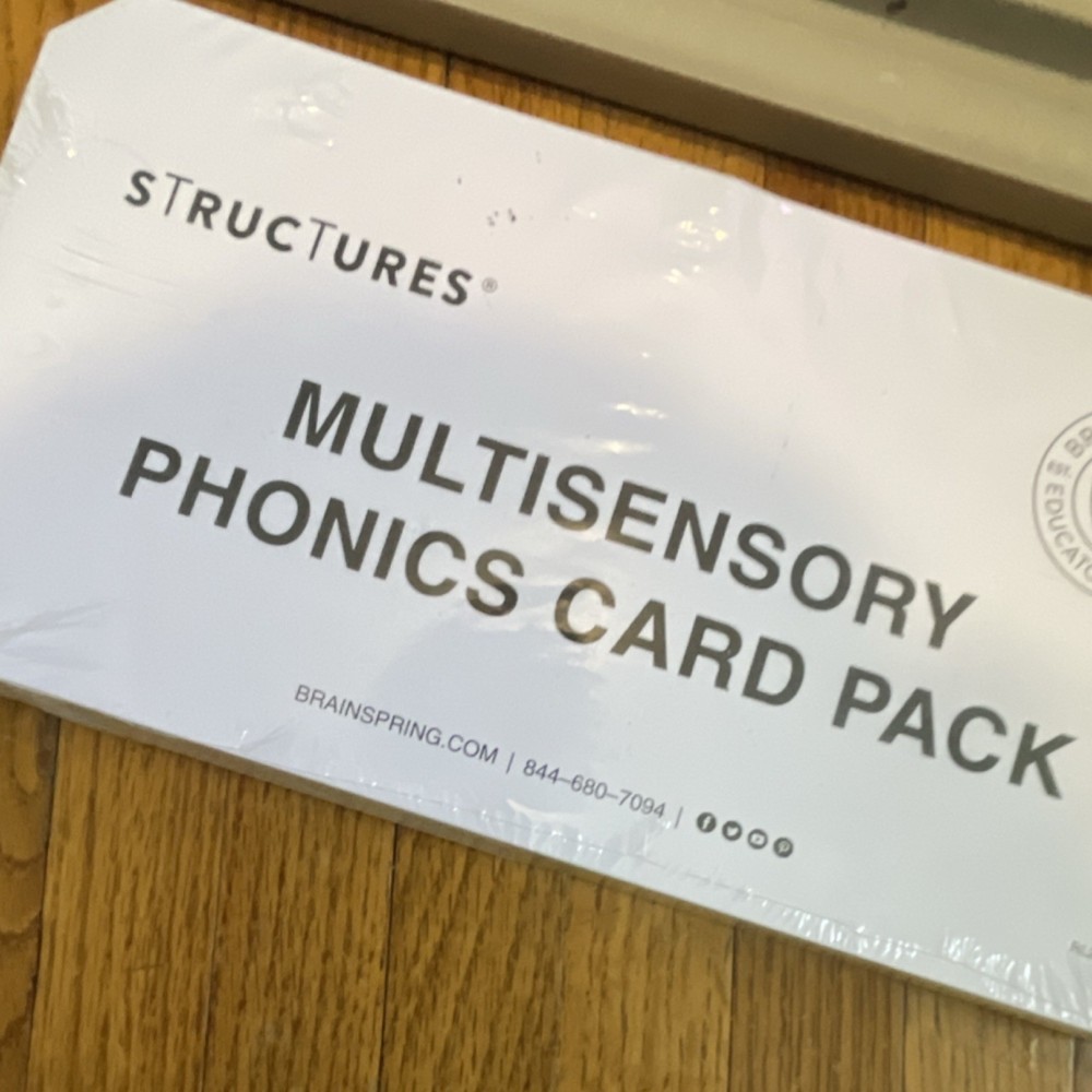 Brainspring Structures Multisensory Phonics Card Pack