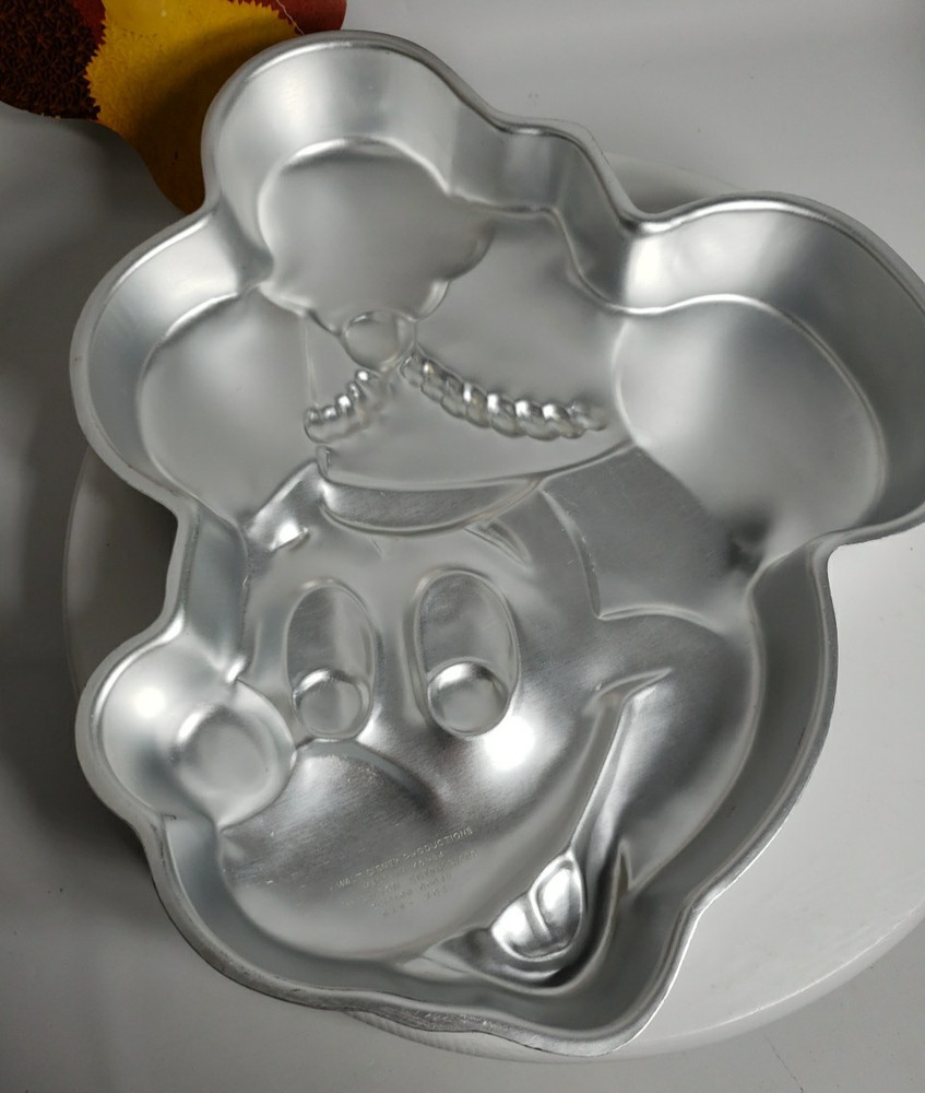 Vtg. Wilton 1972 Mickey Mouse Cake Pan 515-302, Insert, Decorating Instructions