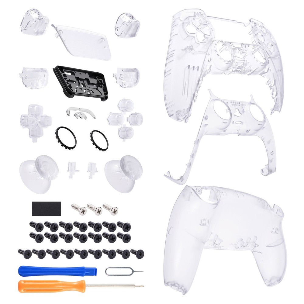 eXtremeRate Full Set Shell Buttons Touchpad Cover Trim Shell For PS5 Controller