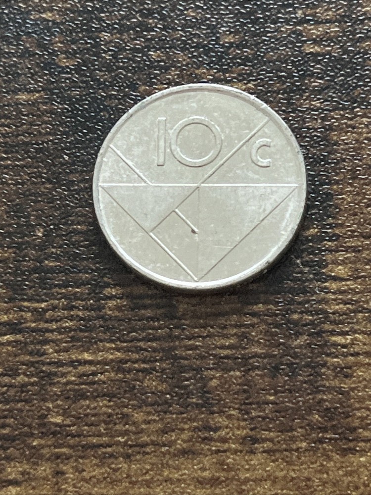 2003 Aruba 10 Cents Actual Coin TK7903*