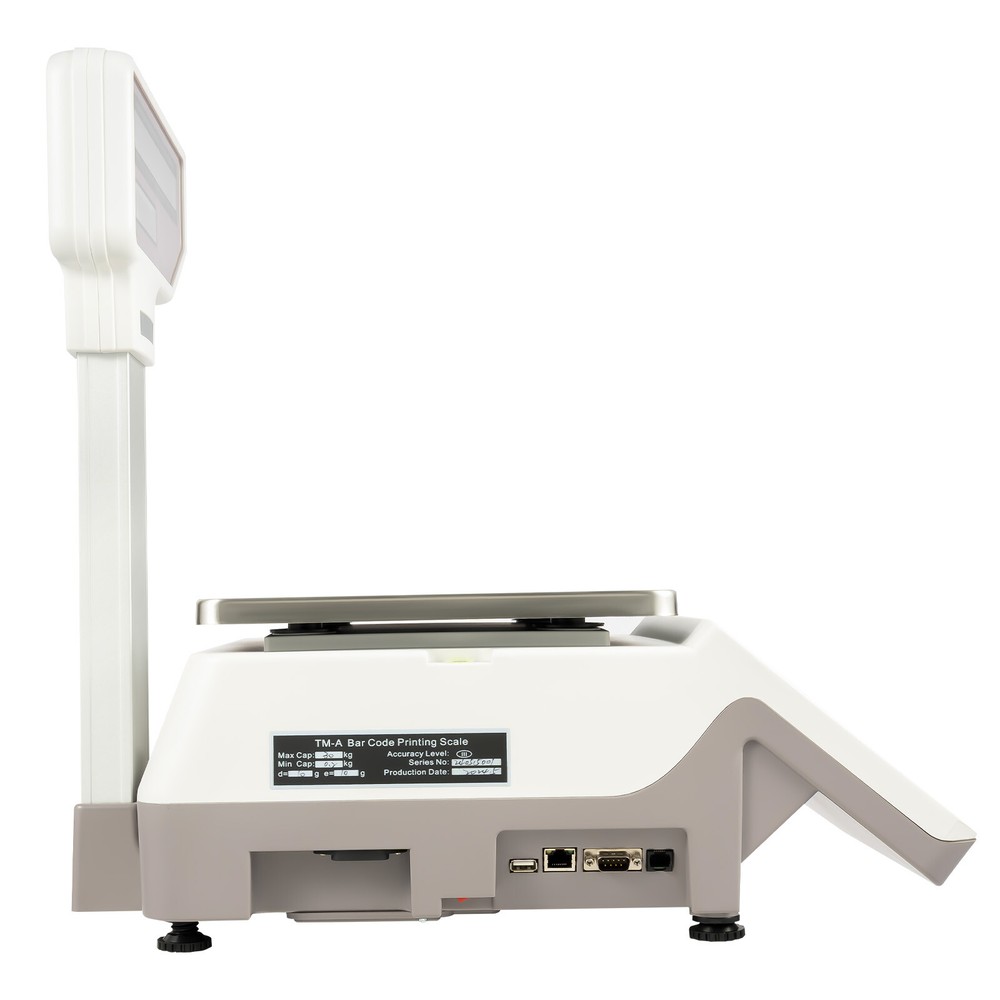 66lbs Commercial Digital Food Price Computing Scale with Dual Label Printer