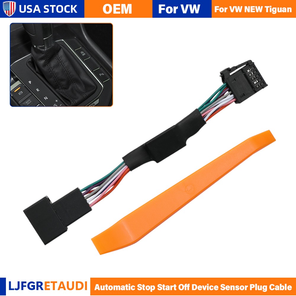 Car Start Stop Engine System Control A-OFF Button Cable Disable Eliminator Plug