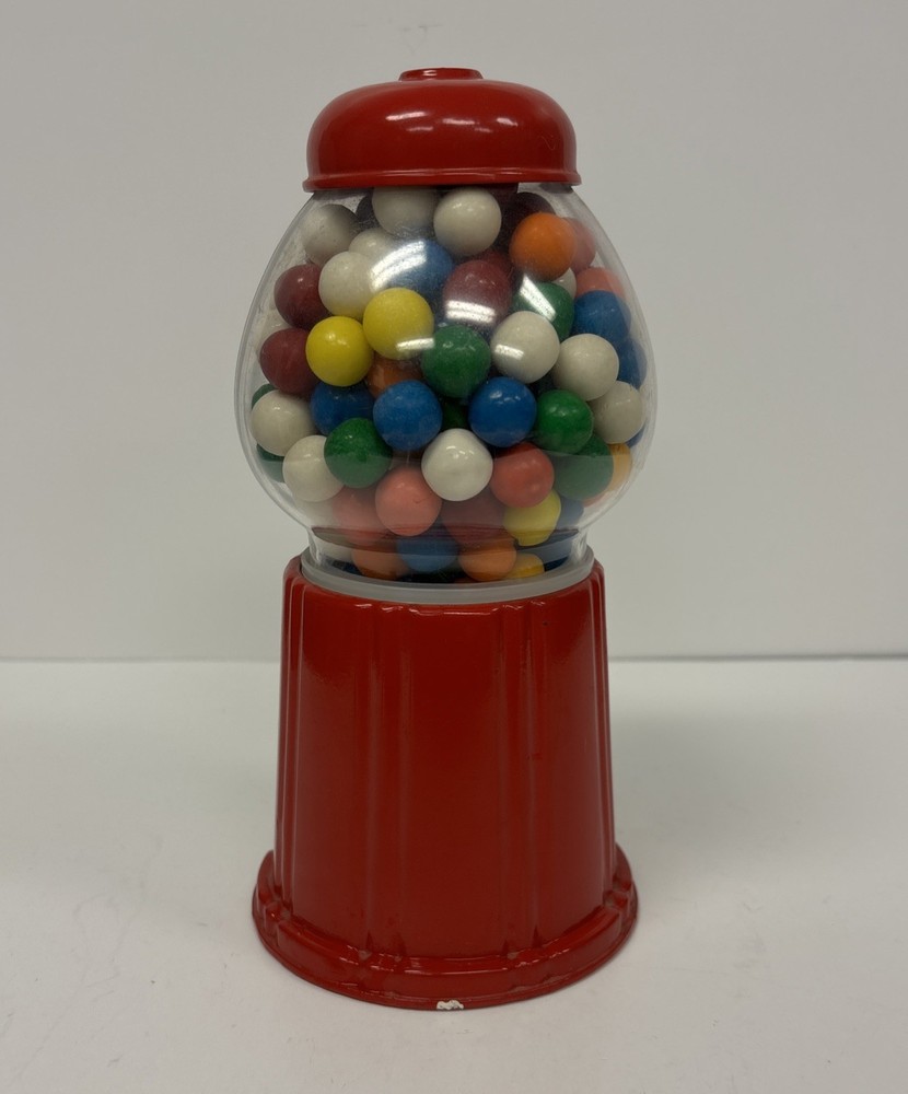 Dubble Bubble Plastic 9" Bubble Gum Machine (works)