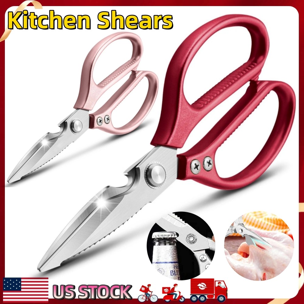 Kitchen Shears Multi-Function Kitchen Stainless Steel Scissors Heavy Duty Sharp