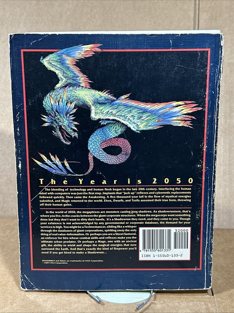 FASA Shadowrun Where Man Meets Magic And Machine 7100