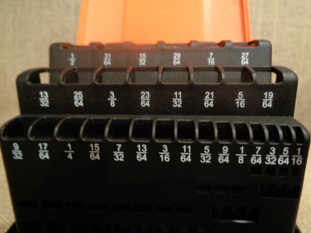 Drill Bit Case ( case only) EMPTY , NEW ,HOLDS 29 BITS