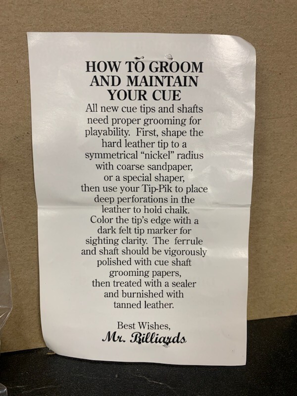 Solid Brass Tip-Pik Cue Tip Tool, tip tool, Hold chalk better