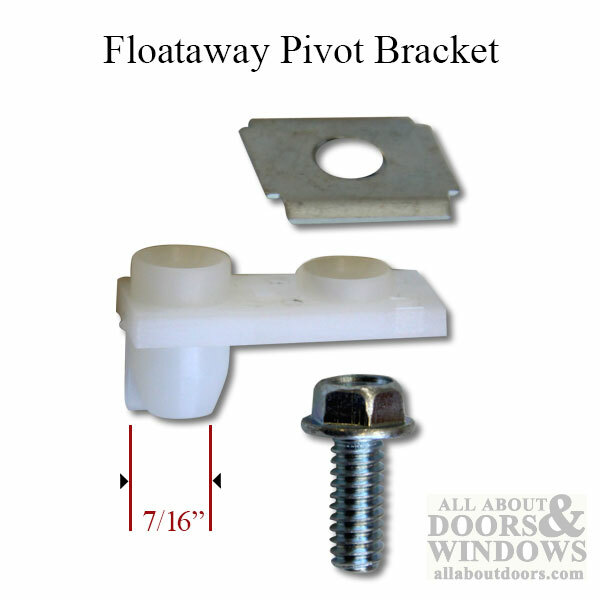 Floataway Pivot Bracket, Bifold Closet Door