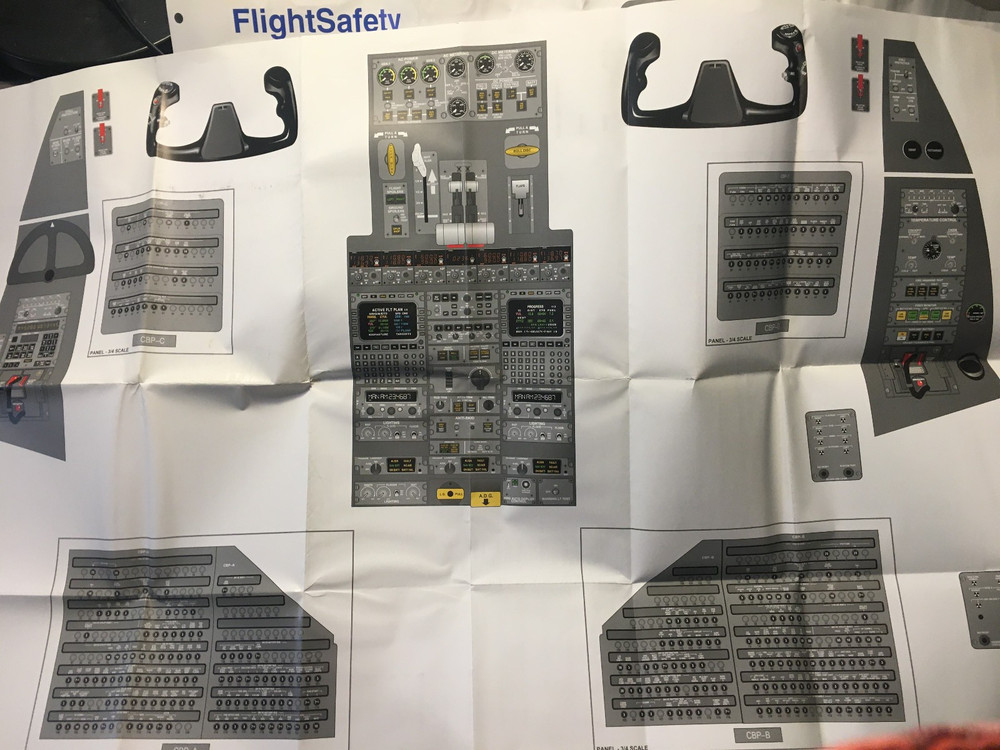 Challenger 601-3A Instrument Panel Posters