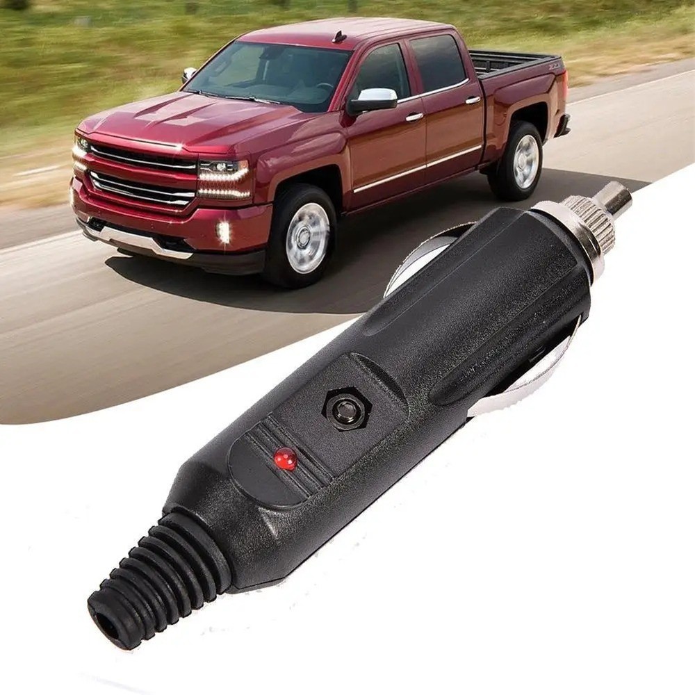 2Pack 12V Male Car Cigarette Lighter Socket Plug Connector US