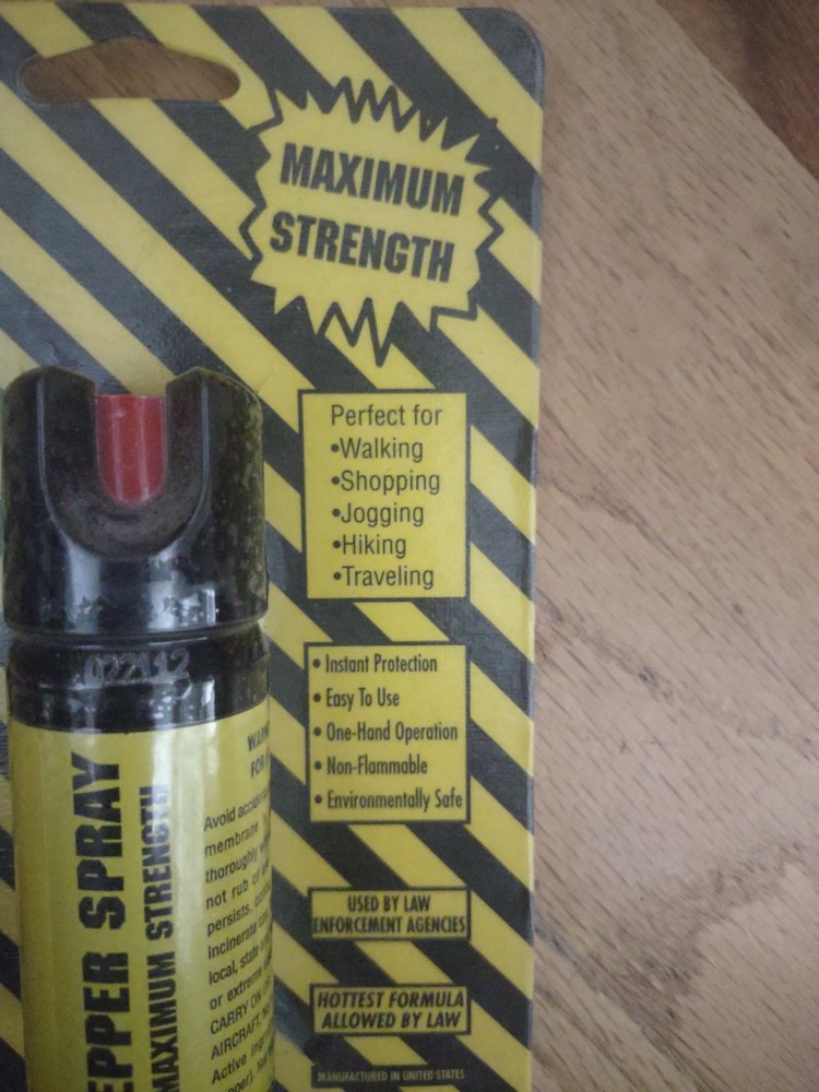 Brand New 2 Oz. Pepper Spray Maximum Strength