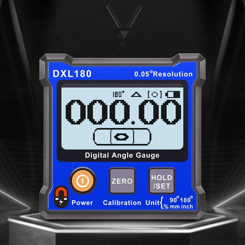 Electronic Level Angle Gauge 180° Angle Ruler High-precision Inclinometer