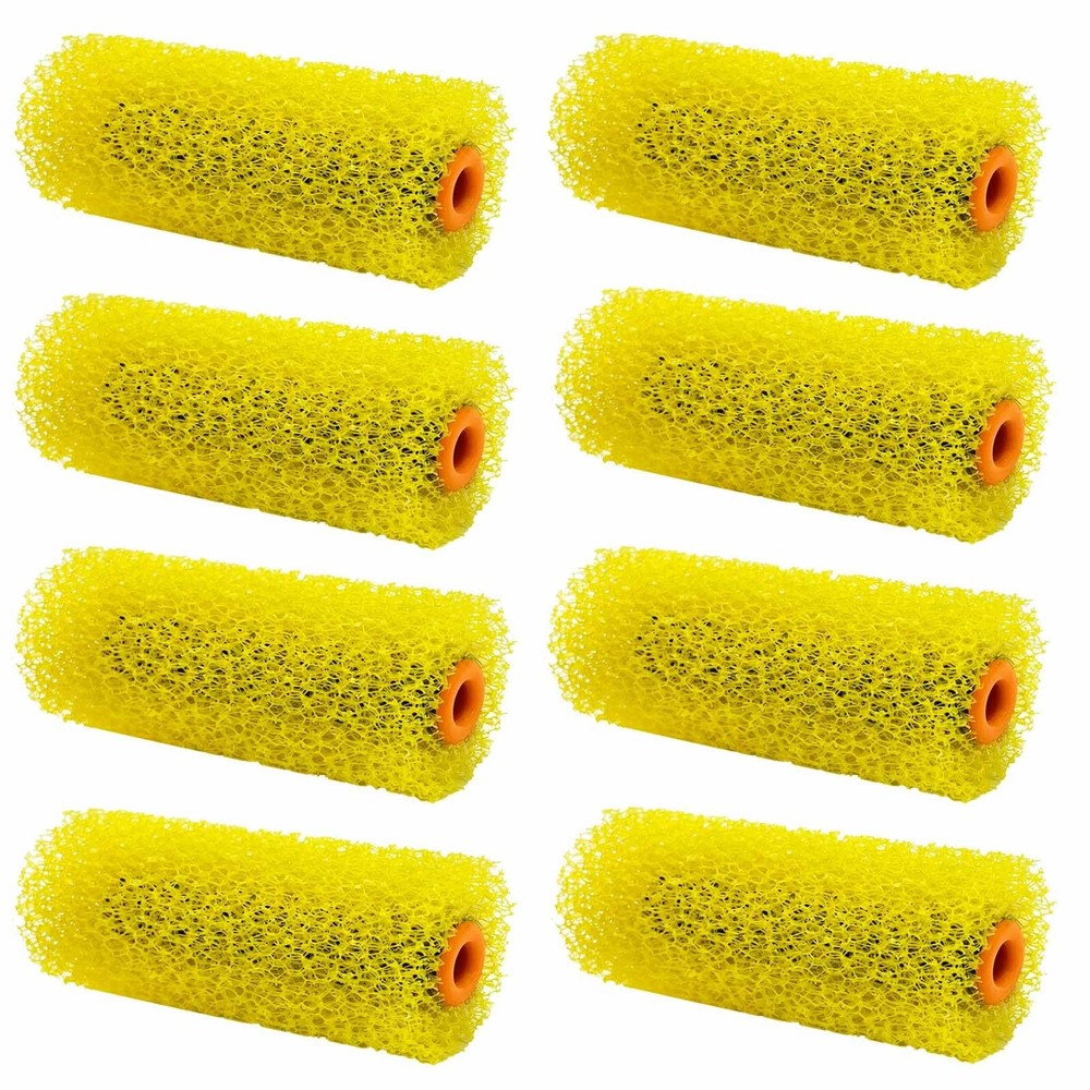 YLTOLOO 8 Pcs Textured Paint Roller Covers, 4 inch Large 4",8pcsLARGE