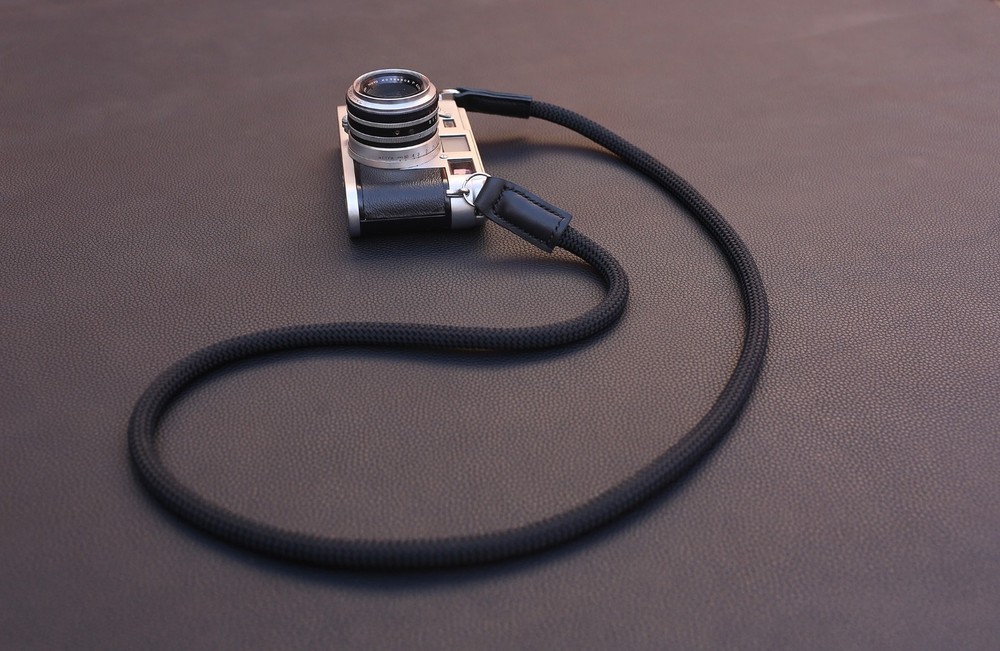 Windmup® 10mm Black Climbing Rope Camera Strap