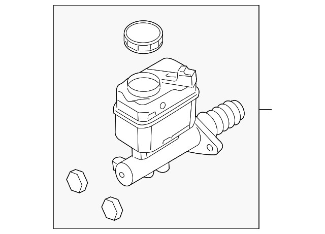 Genuine Ford Master Cylinder DL1Z-2140-D