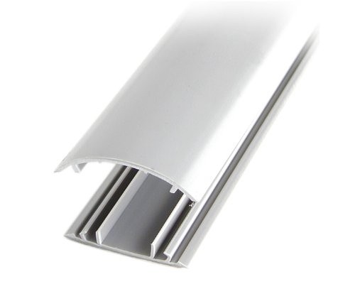 StarTech.com 6 ft 2in Wide Grey Floor Cable Duct with Guard - Cable raceway -