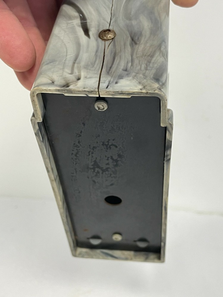 1952 Hanson Model 1546 2 Pound Marbleized Plastic Vintage Mail Scale