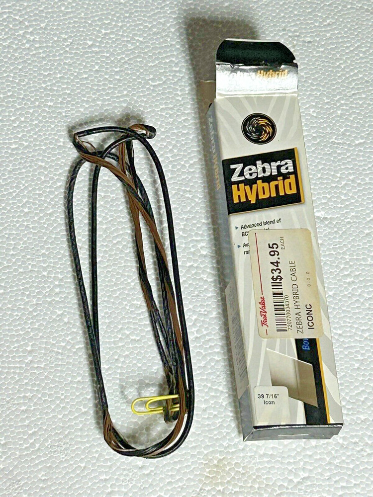 Zebra Hybrid Premium Replacement Bowstring Blk/Tan 39 7/16" Icon