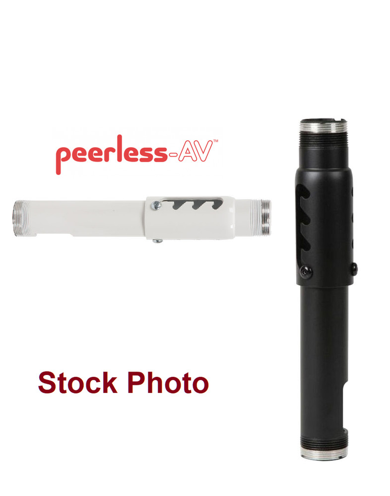 Peerless Adjustable extension column mount 8-11" black model# ELPMBC01 NEW MIB