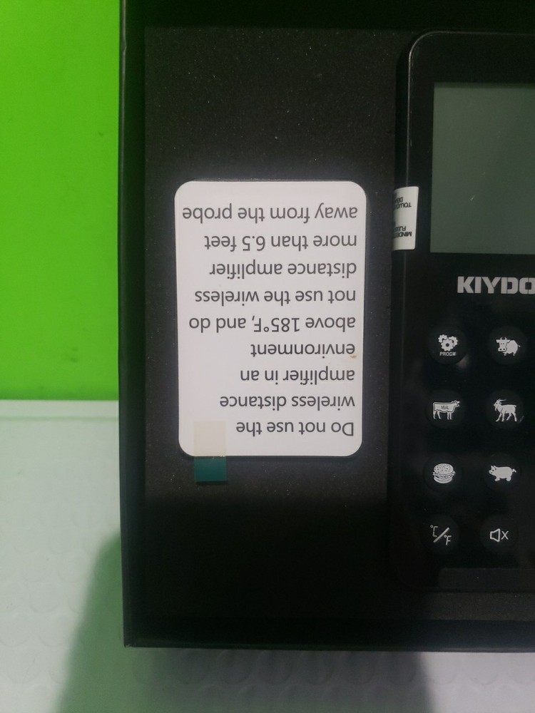 Digital Wireless Meat Thermometer Open Box