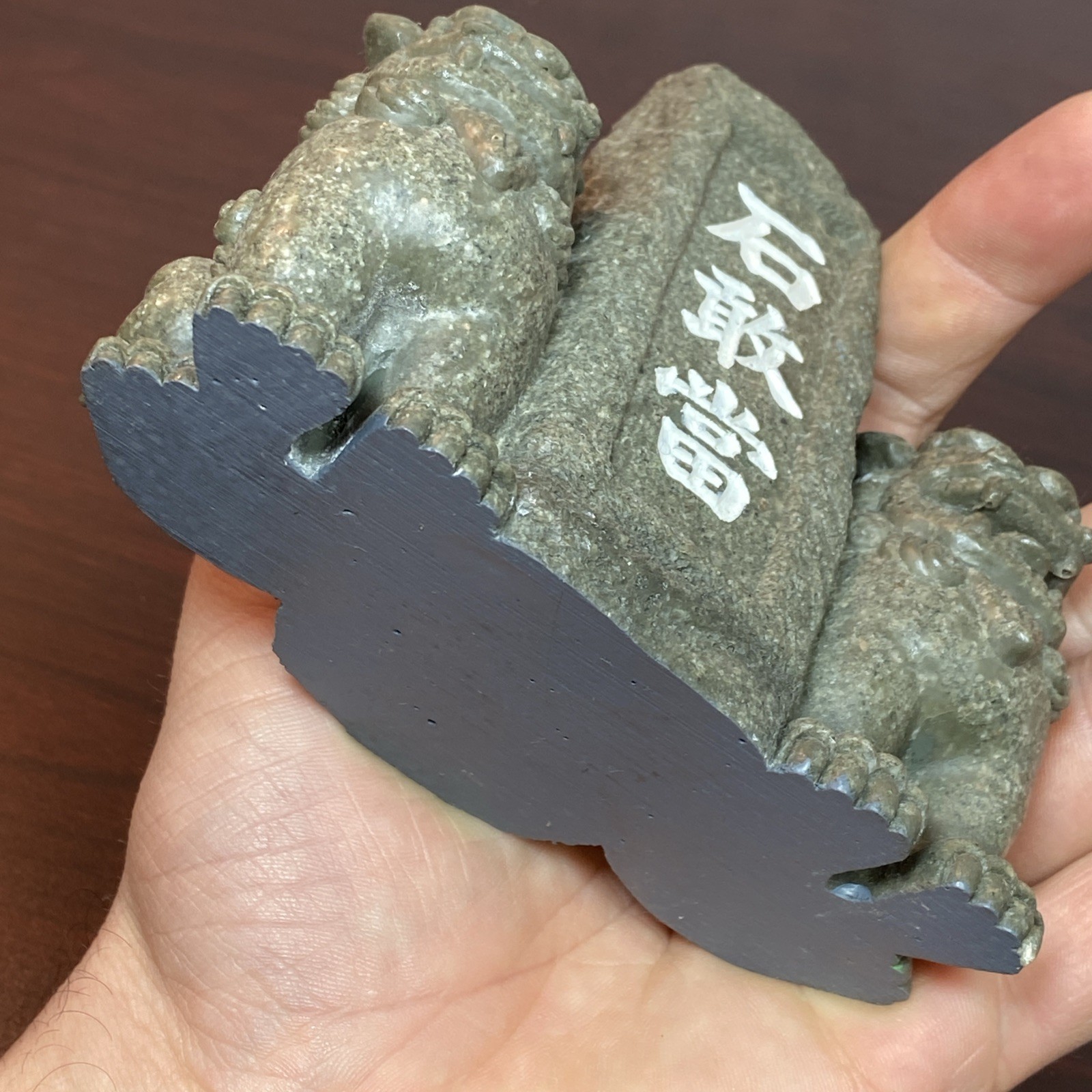 Shisa Ishiganto Lion Dog Statue Traditional Amulet Figure Mini Okinawa Japan