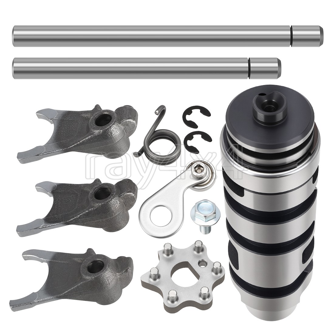 For Yamaha Banshee 350 Transmission Gearbox Shift Drum & Forks & Guide Bars Rods