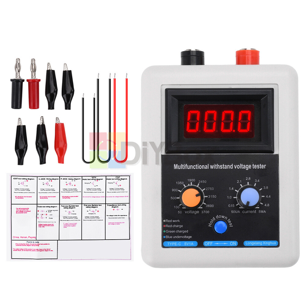 0V-3500V IGBT Voltage Capability Transistor Tester Diode MOS Triode LED Voltage